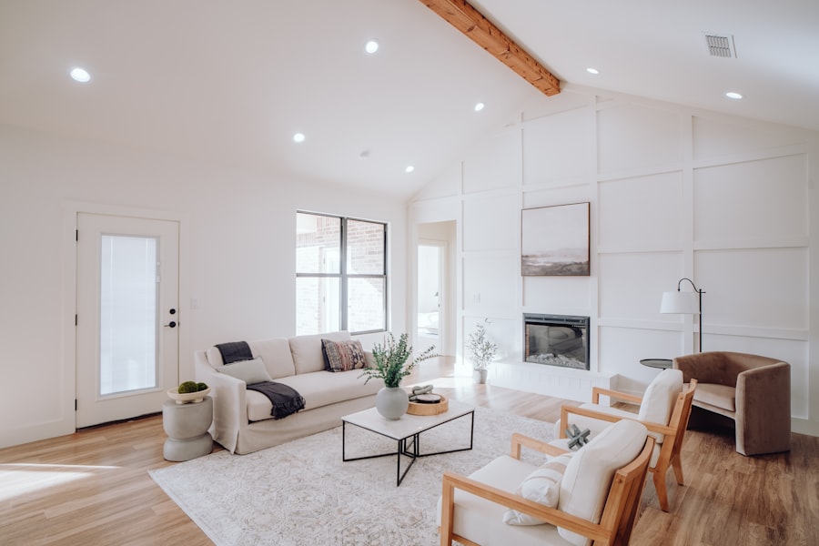 Open-plan home interior with a flawless finish